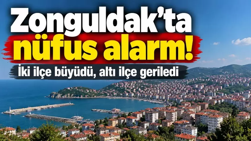 Nüfusumuz Azalıyor Zonguldak’ın nüfusu bir yılda 1.599 kişi azaldı. Çaycuma 1.373 kişilik