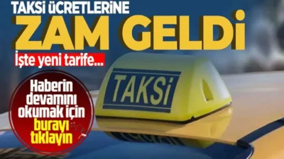 Zonguldak’ın Kdz. Ereğli ilçesinde taksi ücretleri arttı. Şehir içi kısa